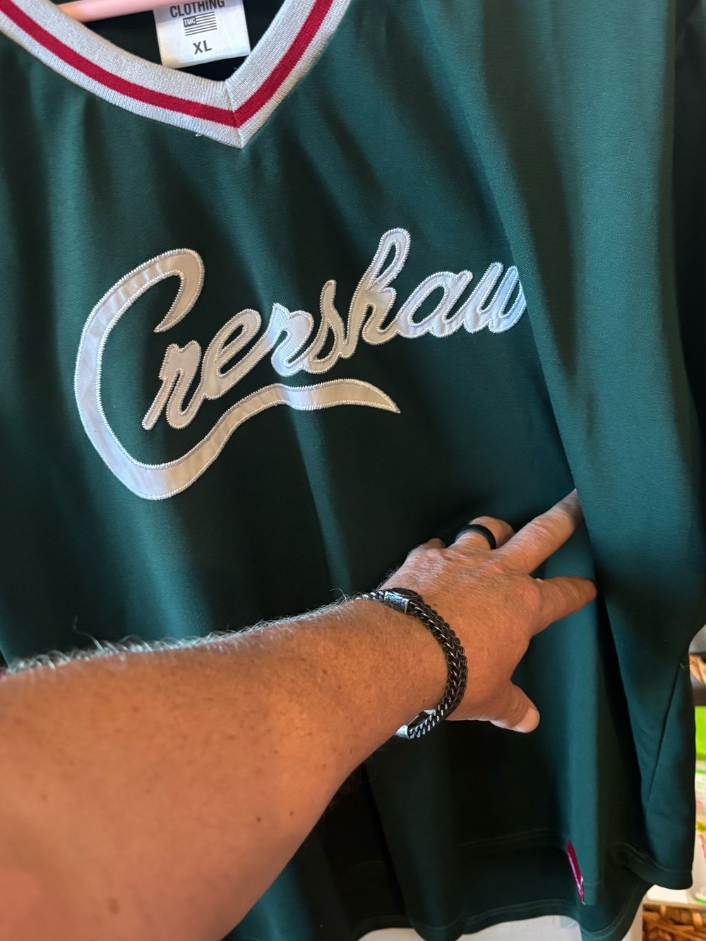 Official The Marathon Clothing Crenshaw Jersey Shirt XL Green Nipsey Hussle TMC